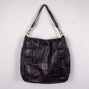 Campomaggi Black Leather Shoulder Bag